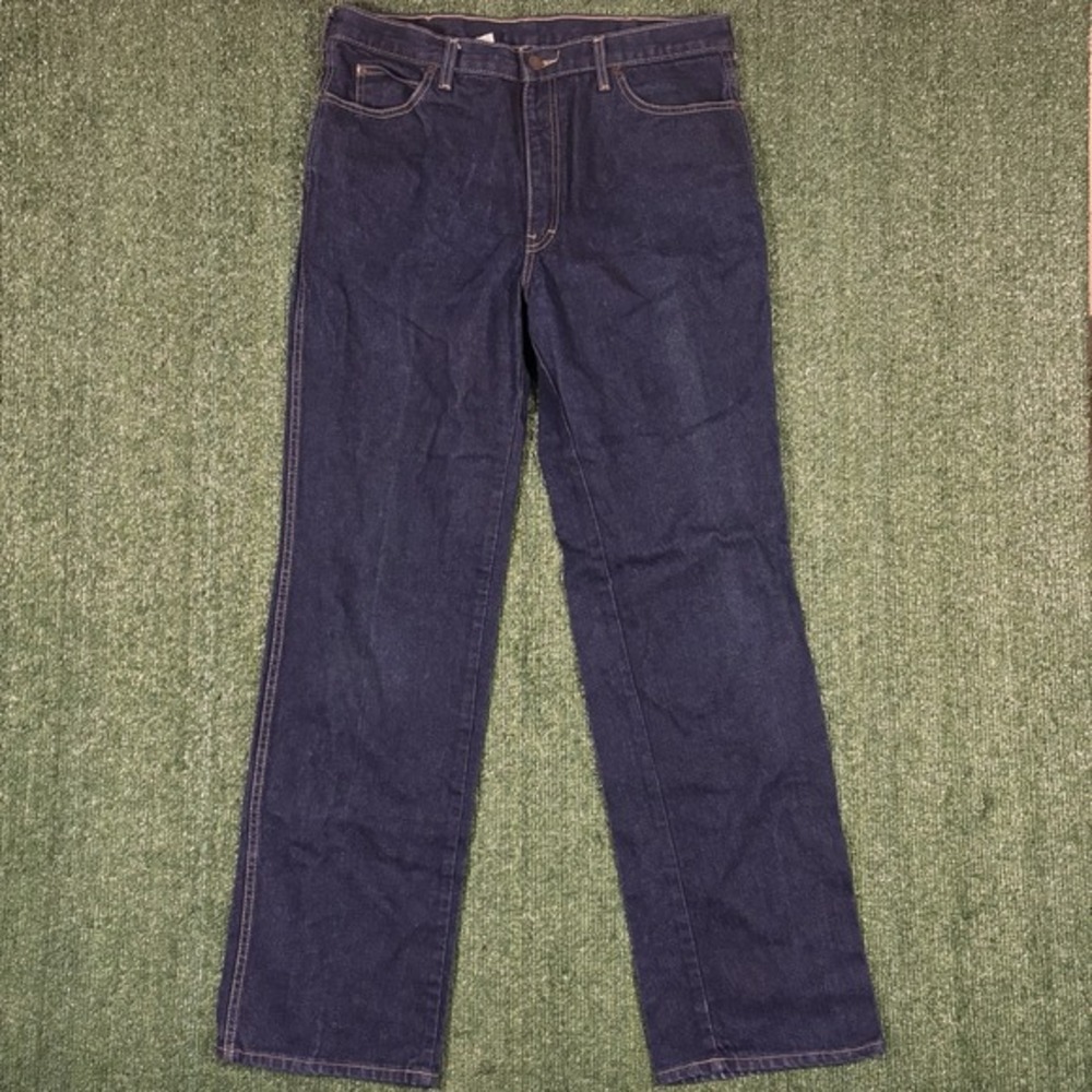 Calvin Klein Vintage Jeans Womens 38 Dark Wash Excellent ILGWU Made in USA Denim